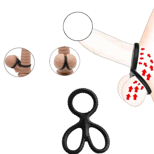 Stay Hard Beaded Delay Ejaculation Cock Ring - Product Gallery View 2 | act wellness