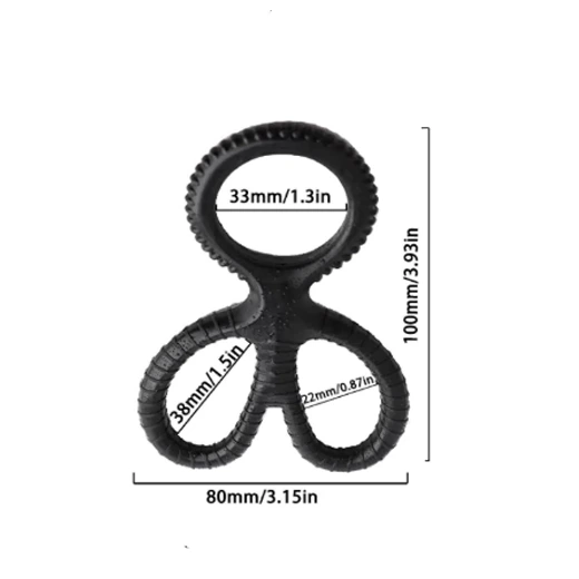 Stay Hard Beaded Delay Ejaculation Cock Ring - Product Gallery View 3 | act wellness