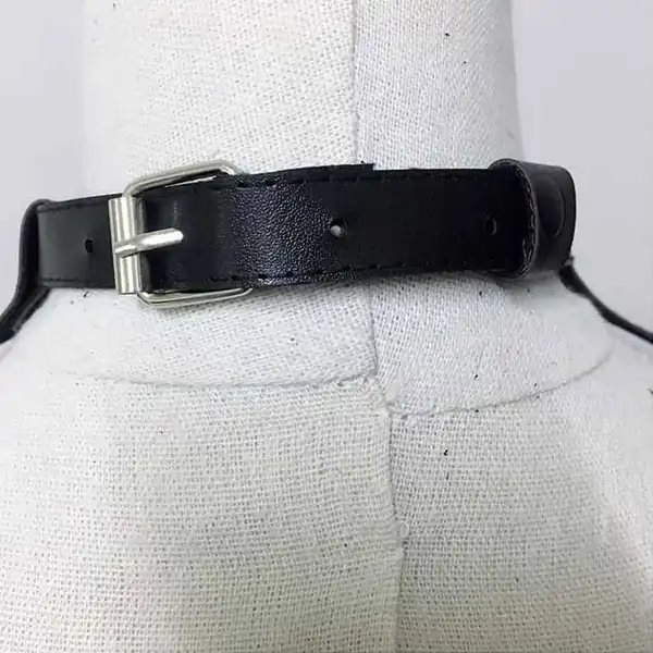 Harness leather bra & chest strap belt - Product Gallery View 3 | act wellness