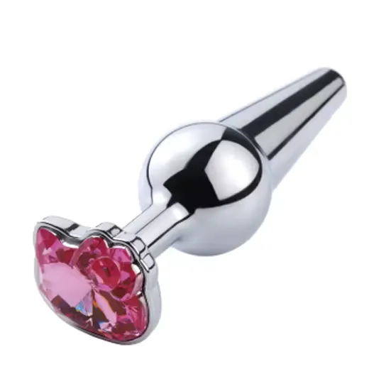Heart Shape Anal Butt Plug Prostate Massager - Product Gallery View 3 | act wellness