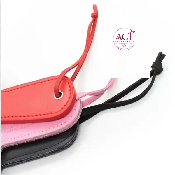 Heart-Shape Leather Hand Bat Spanking Floggers - Product Gallery View 2 | act wellness