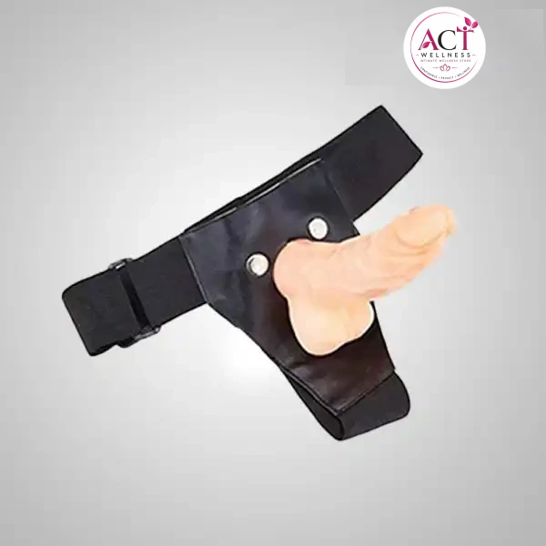Hollow Strap On Dildo With Balls - Buy Online in India | act wellness - view 1