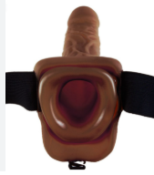 Hollow Strap On Dildo With Balls - Product Gallery View 3 | act wellness