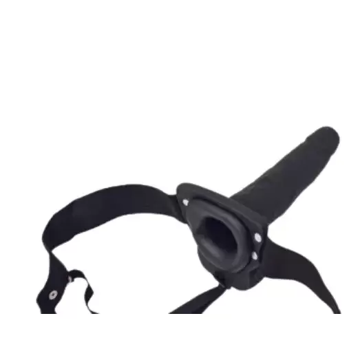 Hollow Strap On Dildo With Balls - Product Gallery View 4 | act wellness