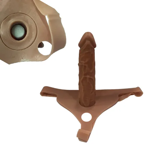 Hollow Strap On Wearable Dildo - Product Gallery View 2 | act wellness
