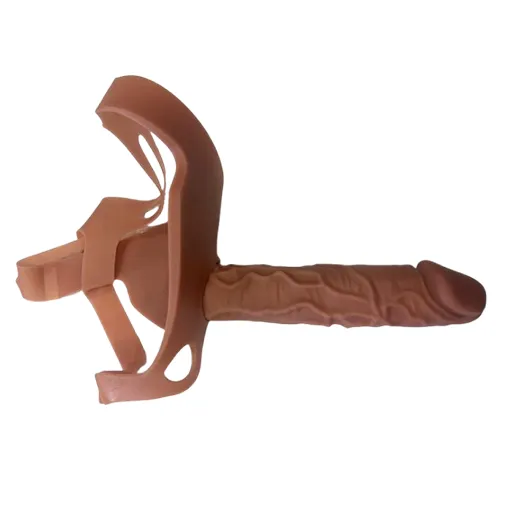 Hollow Strap On Wearable Dildo - Product Gallery View 3 | act wellness