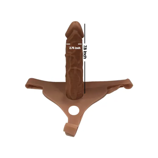 Hollow Strap On Wearable Dildo - Product Gallery View 4 | act wellness