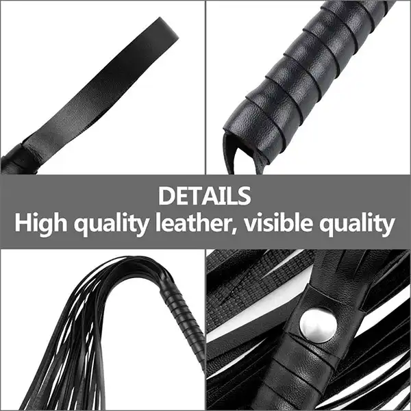 Hot Fashion Faux Leather Whips and Rivets for Costume kit - Product Gallery View 2 | act wellness