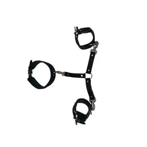 HOT Sex Collars Bondage Neck Collar with Hand Cuffs Fetish - Product Gallery View 4 | act wellness