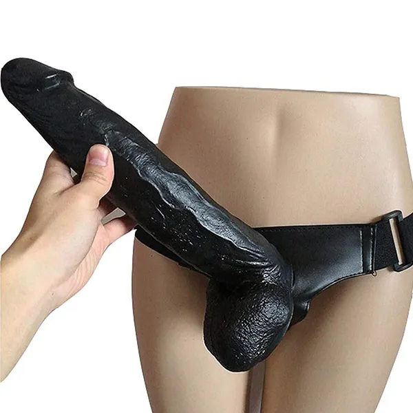 Huge Realistic 11 Inch Dildo Strong Suction Cup With Belt - Product Gallery View 2 | act wellness