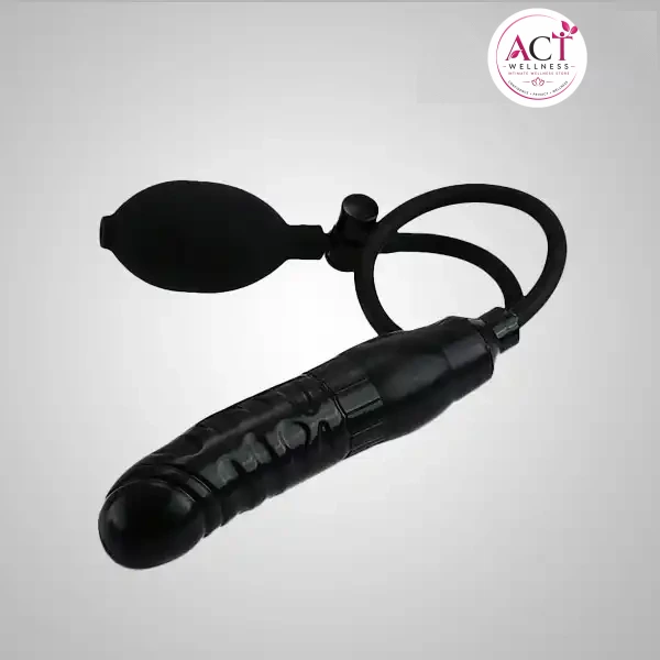 Inflatable Dildo Pump Penis Cock Anal Sex Toy - Buy Online in India | act wellness - view 1