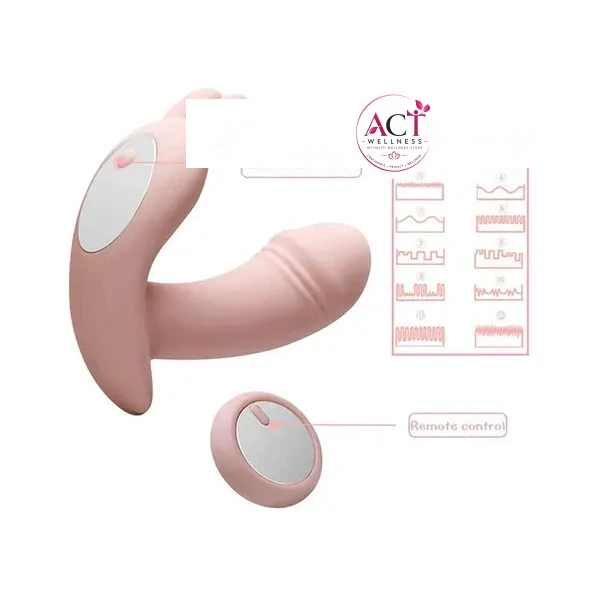Invisible Wear Butterfly Remote Control Panty Vibrator - Product Gallery View 2 | act wellness