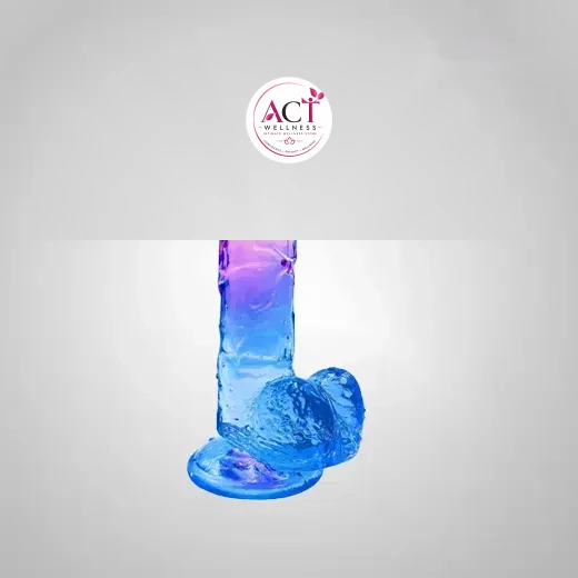 Jelly Colorful Dildo Realistic Suction Cup Sex Toys for Women - Buy Online in India | act wellness - view 1