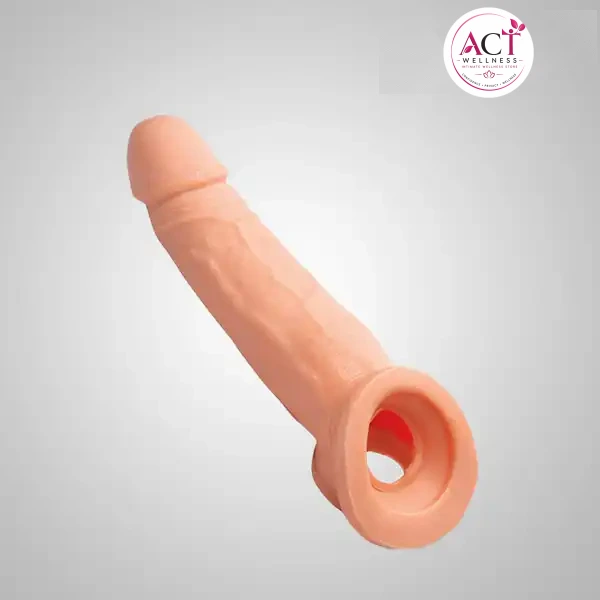 Jumbo Penis Extender Condom Sleeve - Buy Online in India | act wellness - view 1