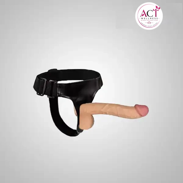King Size 12 inch Huge Cock Dildo With Belt - Buy Online in India | act wellness - view 1