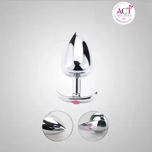 Large Metal Anchor Butt Plug - Buy Online in India | act wellness - view 1