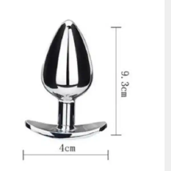 Large Metal Anchor Butt Plug - Product Gallery View 2 | act wellness