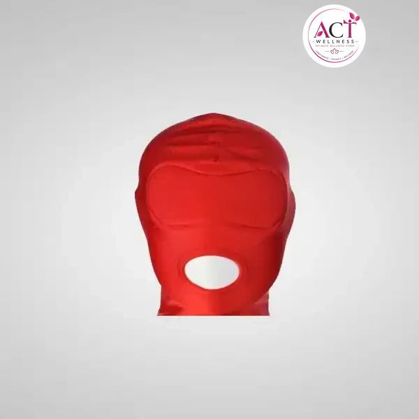 Bondage BDSM Hood Fetish Locking Open Mouth Mask - Buy Online in India | act wellness - view 1