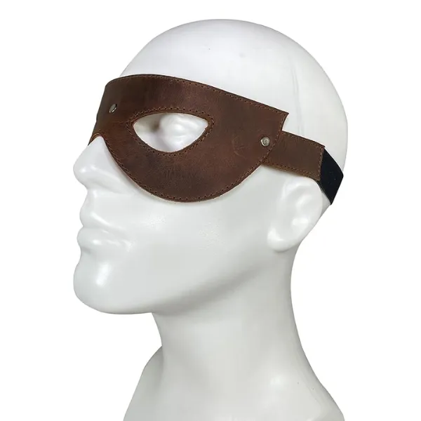 Leather Eye Mask Handmade - Product Gallery View 2 | act wellness