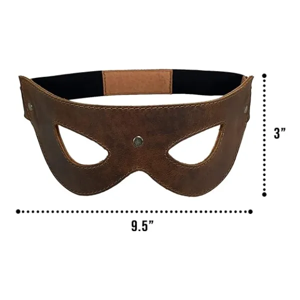 Leather Eye Mask Handmade - Product Gallery View 3 | act wellness