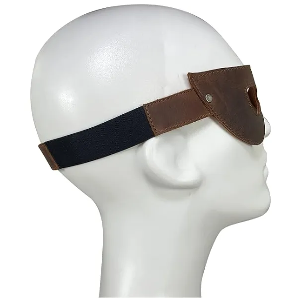 Leather Eye Mask Handmade - Product Gallery View 4 | act wellness