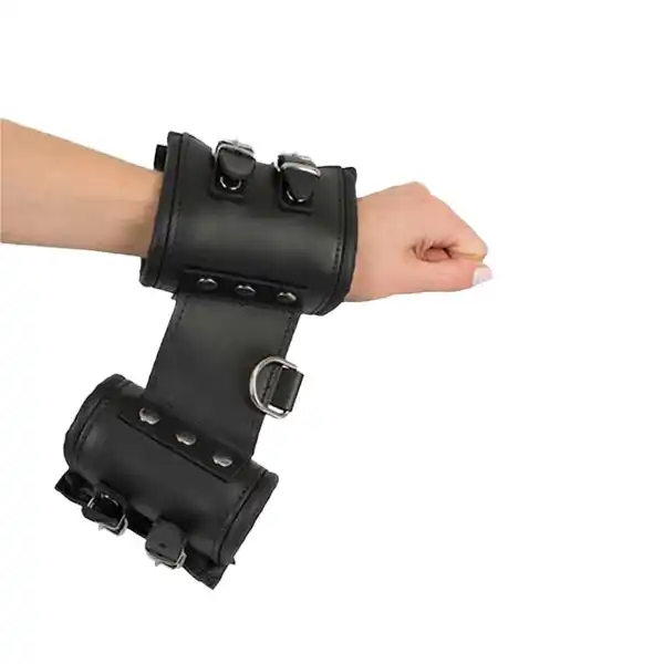 Faux Leather Handcuffs - Product Gallery View 2 | act wellness