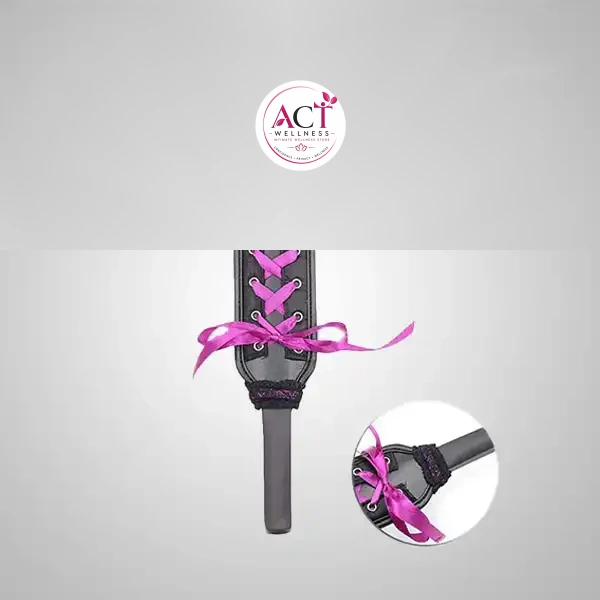 Leather Spanking Paddle with Ribbon - Buy Online in India | act wellness - view 1