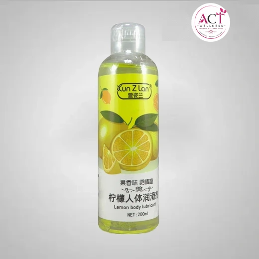 Lemon Body Lubricant 200ml - Buy Online in India | act wellness - view 1