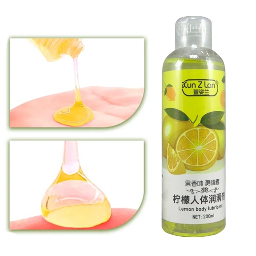 Lemon Body Lubricant 200ml - Product Gallery View 3 | act wellness