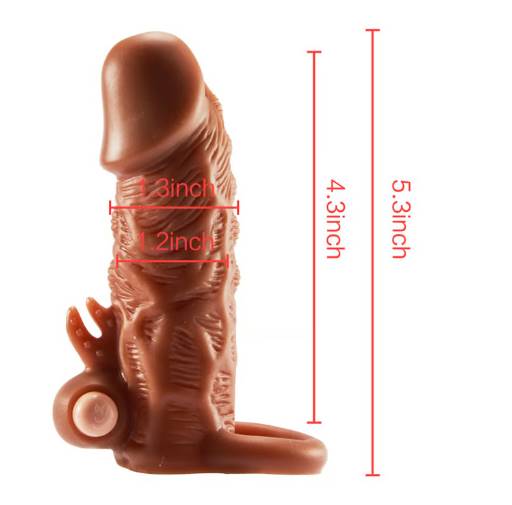 Liquid Silicon Male Soft Silicone Cock Penis Sleeve Vibration - Product Gallery View 2 | act wellness
