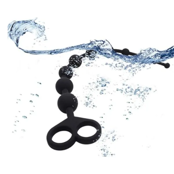 10-Beads Long G-spot Anal Butt-Plug - Product Gallery View 3 | act wellness