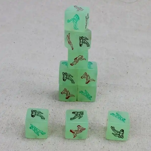 Luminous Dice Adult Games 6 Sides - Product Gallery View 3 | act wellness