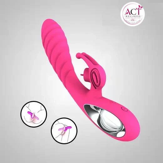 Luxury Double Rabbit Massager - Buy Online in India | act wellness - view 1
