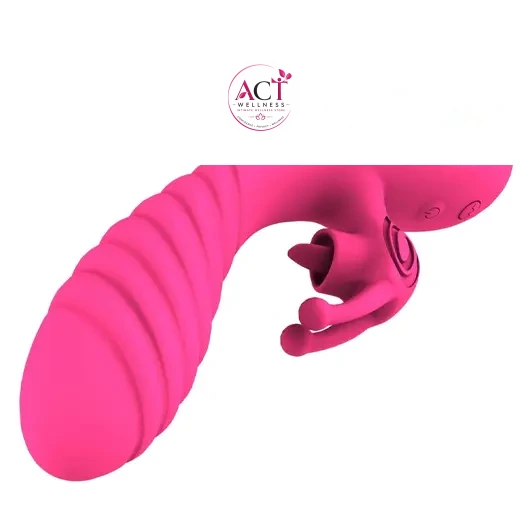 Luxury Double Rabbit Massager - Product Gallery View 3 | act wellness