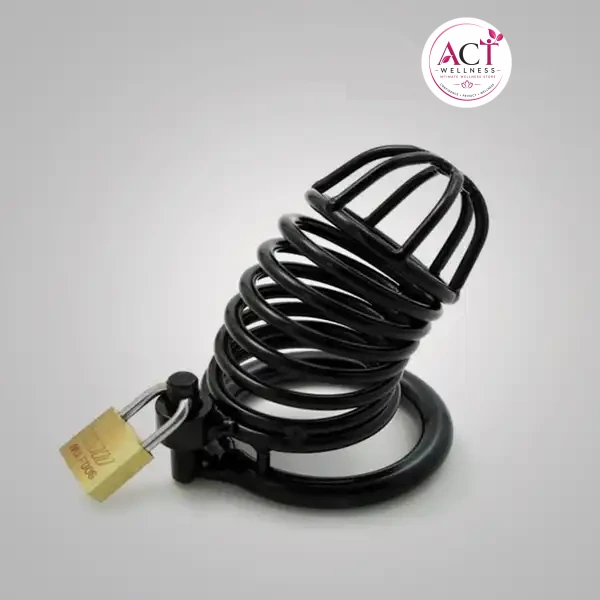 Male Chastity Bondage Lock Penis Cage Adult Sex - Buy Online in India | act wellness - view 1