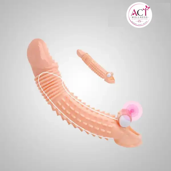 Male Penis Sleeve Extender With Vibration - Buy Online in India | act wellness - view 1