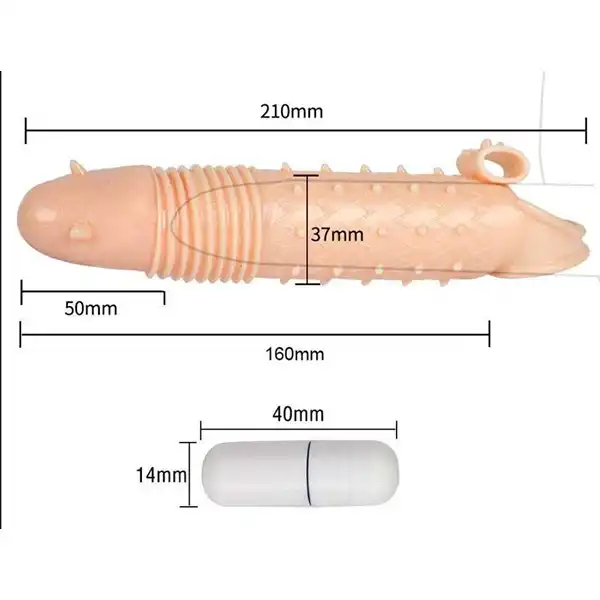 Male Penis Sleeve Extender With Vibration - Product Gallery View 3 | act wellness