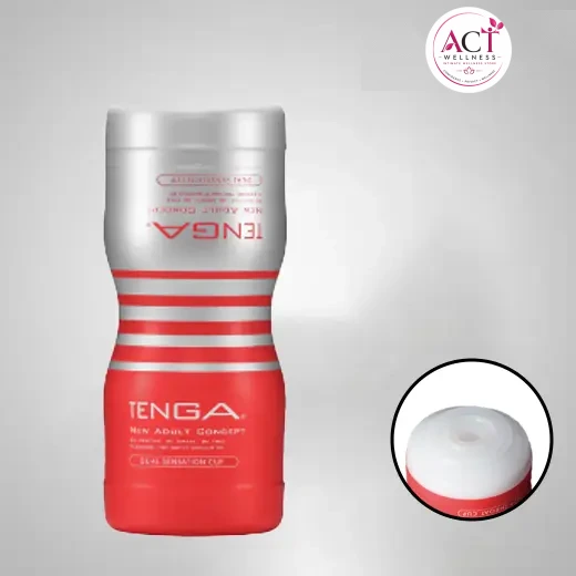 Masturbation Dual Hole Cup For Men - Buy Online in India | act wellness - view 1