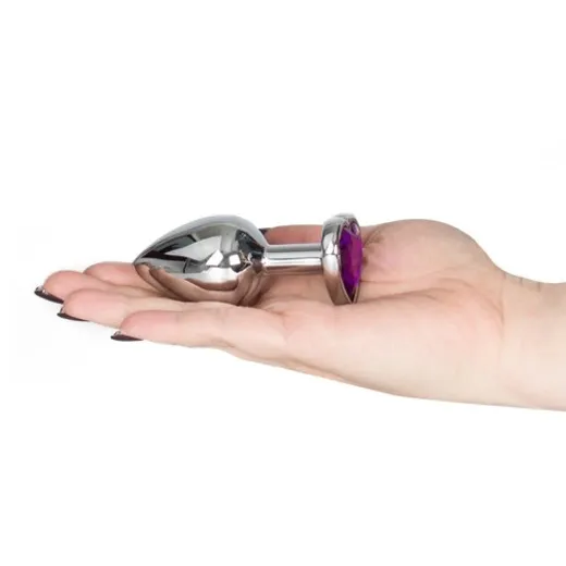 Medium Heart Metal Butt Plug - Product Gallery View 4 | act wellness
