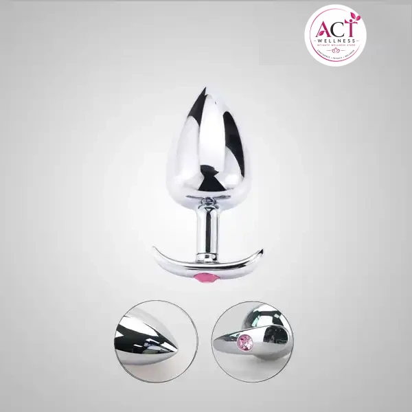 Medium Metal Anchor Butt Plug - Buy Online in India | act wellness - view 1