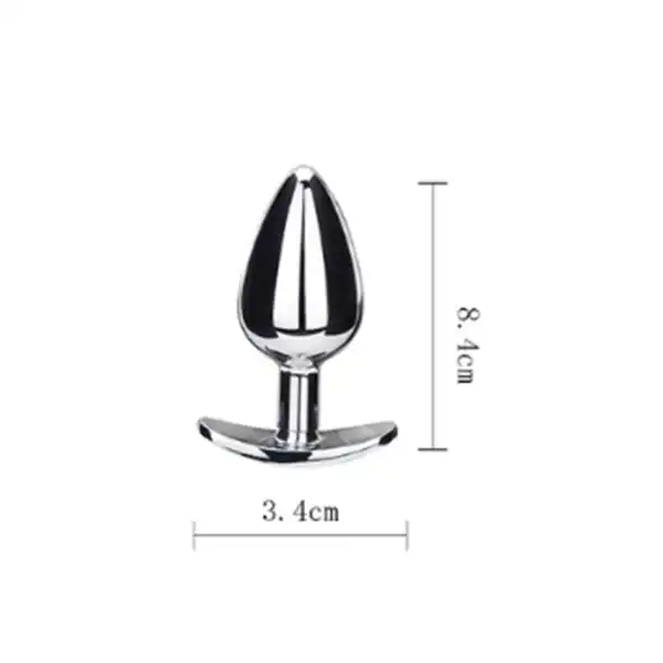 Medium Metal Anchor Butt Plug - Product Gallery View 3 | act wellness