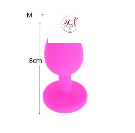 Medium Soft Silicon Anal But Plug - Product Gallery View 3 | act wellness