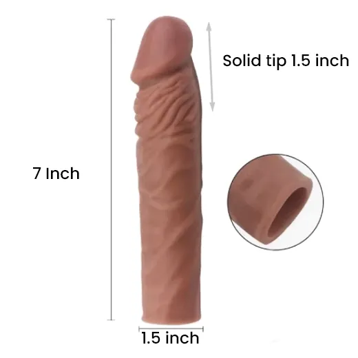 Membrane Shaped Penis Extender Cover Sleeve - Product Gallery View 3 | act wellness