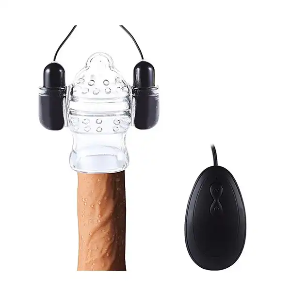 Men Delay Ejaculation Penis Double Vibrator - Product Gallery View 3 | act wellness