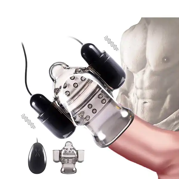 Men Delay Ejaculation Penis Double Vibrator - Product Gallery View 8 | act wellness