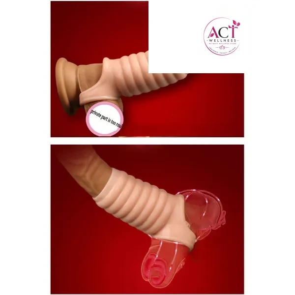 Men Penis Lock Ring Thread Condom - Product Gallery View 2 | act wellness