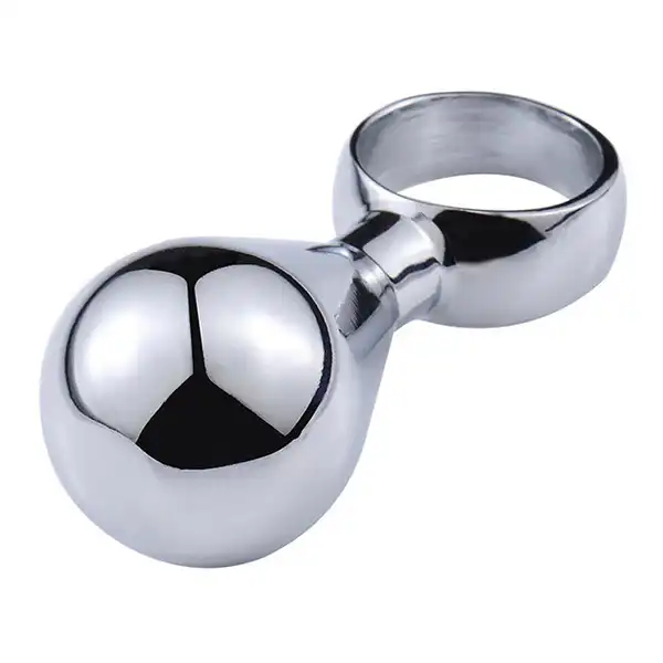 Metal Anal Suture Ring Pull Ring Hand-Held Anal Plug - Product Gallery View 3 | act wellness