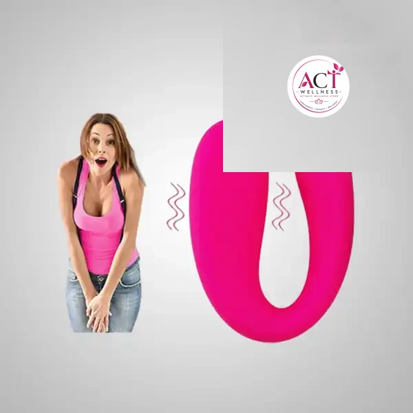 Mini portable U-shape And G-spot double head Vibrator - Buy Online in India | act wellness - view 1