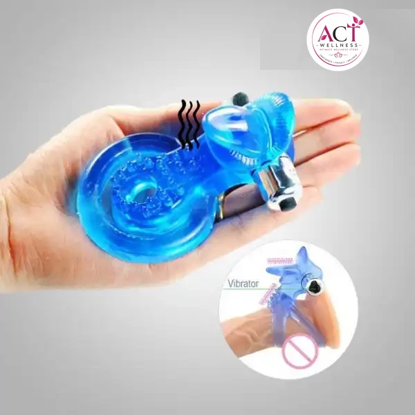 Big Tongue Male Mini Vibrators Cockring Rings - Buy Online in India | act wellness - view 1