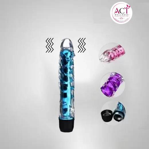 Multi Speed Soft Jelly Stick Vibrator - Buy Online in India | act wellness - view 1